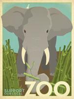 Zoo vintage elephant #JOEAND116846 Zoo vintage elephant #JOEAND116846
