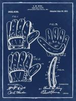 Baseball Glove, 1909-Blue I #BE112933 Baseball Glove, 1909-Blue I #BE112933