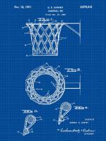 Basketball net, 1950-Blue II #BE112947