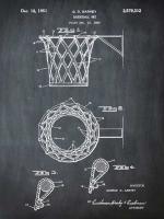 Basketball net, 1950-Chalkboar #BE112949