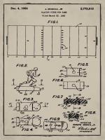 Football game piece, 1955 #BE112958