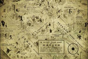 A night club map of Harlem #BE113608