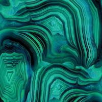 Malachite in Green and Blue #DLC112171