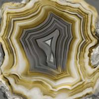 Agate in Gold & Grey II #DLC112356