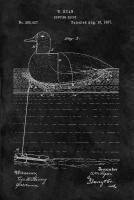 Hunting Decoy, 1887-Black #DSP112888 Hunting Decoy, 1887-Black #DSP112888