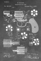 Revolving Firearm, 1881-Gray #DSP112895 Revolving Firearm, 1881-Gray #DSP112895