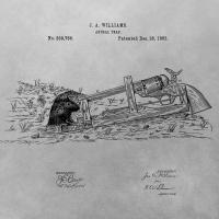 Animal Trap, 1882-Gray #DSP112909 Animal Trap, 1882-Gray #DSP112909