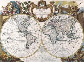 Mappe Monde-1744 #DSP113572