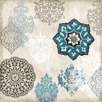 Decorative Blue Ornaments I #ELR111502