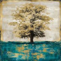 Stately - Aqua with Gold #ERT113316 Stately - Aqua with Gold #ERT113316