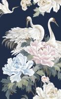 Pearly White Cranes I #EW509-A