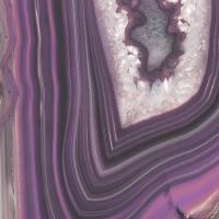 Saturn Geode - Violet #91848