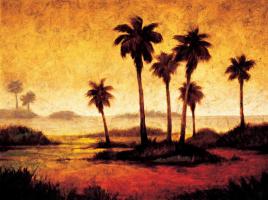 Sunset Palms I #GW4074