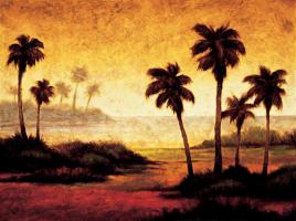 Sunset Palms II #GW4075