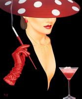 Spotted Hat Lady I #GY114373 Spotted Hat Lady I #GY114373