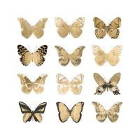 Butterfly Study in Gold II #JBC113349