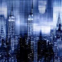 NYC - Reflections in Blue II #KC112673 NYC - Reflections in Blue II #KC112673