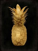 Gold Pineapple on Black I #KTB114253