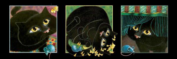 A Cat Never Tells-Trio I #LE111139 A Cat Never Tells-Trio I #LE111139