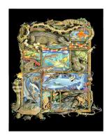 Shadowbox Hunt -Reptiles, Fish #LE111343
