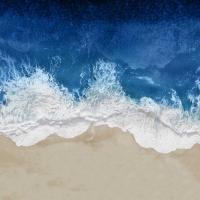 Indigo Ocean Waves IV #ML115264 Indigo Ocean Waves IV #ML115264