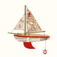 Paper Cutout Boat C #91079