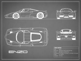 Ferrari Enzo-Grey #RGN112741