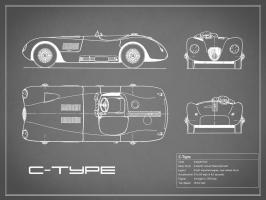 Jaguar C-Type-Grey #RGN112744