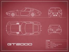 Toyota GT2000-Maroon #RGN112791 Toyota GT2000-Maroon #RGN112791