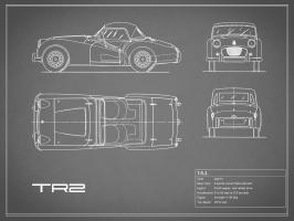 Triumph TR2-Grey #RGN112792 Triumph TR2-Grey #RGN112792