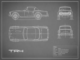 Triumph TR4-Grey #RGN112795