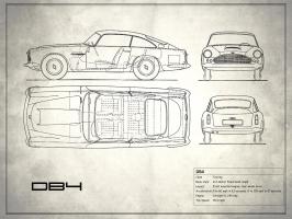 Aston DB4 White #RGN113189