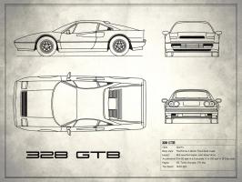 Ferrari 328-GTB White #RGN113196