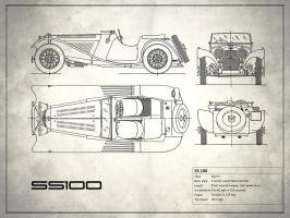 Jaguar SS1 White #RGN113204 Jaguar SS1 White #RGN113204