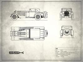 Mercedes SSK White #RGN113208