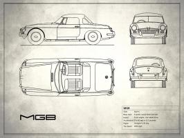 MG MGB White #RGN113210