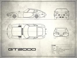 Toyota GT2000 White #RGN113218 Toyota GT2000 White #RGN113218