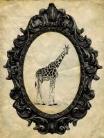 Framed Giraffe #89754