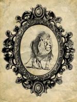 Framed Lion #89755