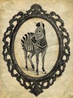Framed Zebra #89757