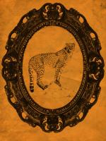 Framed Cheetah in Tangerine #89765