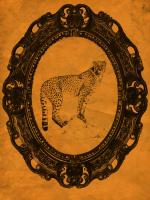 Framed Cheetah in Tangerine #89765 Framed Cheetah in Tangerine #89765