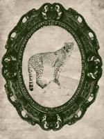 Framed Cheetah in Evergreen #89787