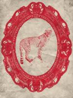 Framed Cheetah in Crimson #89788 Framed Cheetah in Crimson #89788