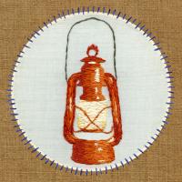 Vintage Camping Embroidery B #91959