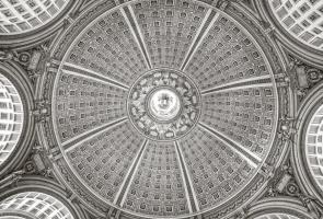 US Capitol Rotunda Black and White #92305