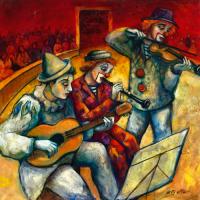 Les clowns musiciens #IG 4387 Les clowns musiciens #IG 4387
