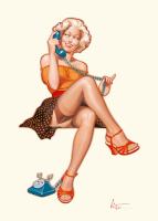 Betty au tlphone #IG 5659 Betty au tlphone #IG 5659