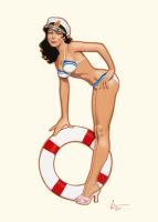 Captain Pin-up #IG 5661 Captain Pin-up #IG 5661