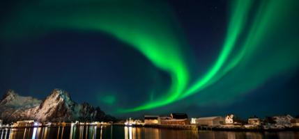 Nordlicht in Svolvaer Lofoten #IG 5985